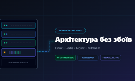 Архітектура без збоїв: як побудувати надійну IT-інфраструктуру для сайтів та веб-сервісів