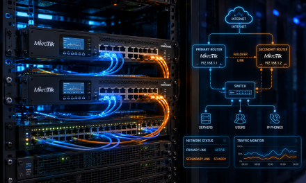 Повна відмовостійкість офісу: Dual-WAN резервування, VRRP та Failover на MikroTik