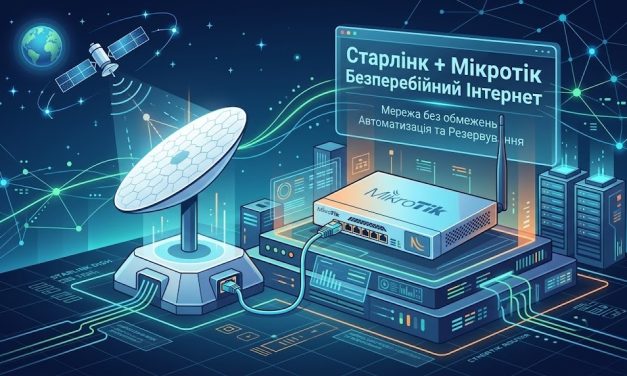 Налаштування Dual-WAN на MikroTik: Starlink та основний провайдер