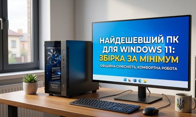 Найдешевший ПК для Windows 11 у 2026 році: як зібрати робочий комп’ютер за мінімальний бюджет