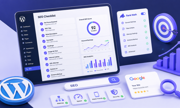 Покроковий чек-лист із налаштування Rank Math SEO для нових сайтів на WordPress